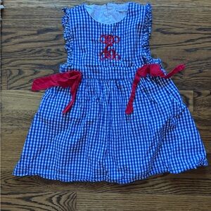 Blue and Red Kids Dress